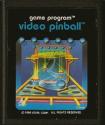 Video Pinball Atari cartridge scan