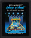Video Pinball Atari cartridge scan