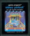 Video Pinball Atari cartridge scan