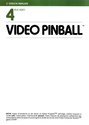 Video Pinball Atari instructions