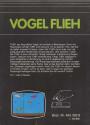 Vogel Flieh Atari cartridge scan