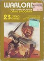 Warlords Atari cartridge scan