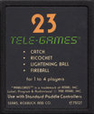 Warlords Atari cartridge scan