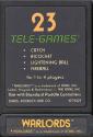 Warlords Atari cartridge scan