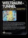 Weltraum-Tunnel / Weltraumtunnel Atari cartridge scan