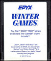 Winter Games Atari cartridge scan