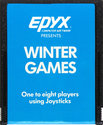 Winter Games Atari cartridge scan