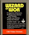 Wizard of Wor Atari cartridge scan