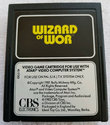 Wizard of Wor Atari cartridge scan