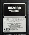 Wizard of Wor Atari cartridge scan