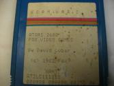 Worm War I Atari cartridge scan