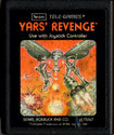 Yars' Revenge Atari cartridge scan