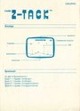 Z-Tack Atari instructions
