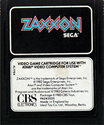 Zaxxon Atari cartridge scan