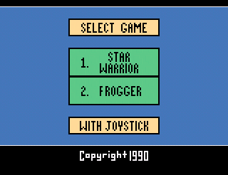 2 Pak Special - Star Warrior / Frogger atari screenshot