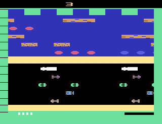 2 Pak Special - Star Warrior / Frogger atari screenshot