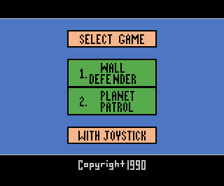2 Pak Special - Planet Patrol / Wall Defender atari screenshot
