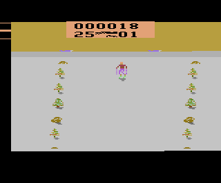 Abfahrtslauf atari screenshot