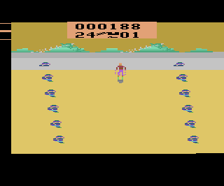 Abfahrtslauf atari screenshot