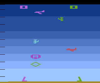 Air-Sea Battle atari screenshot