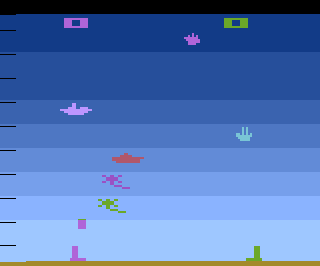 Air-Sea Battle atari screenshot