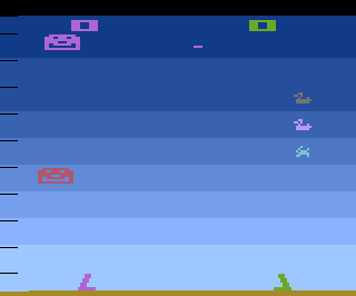 Air-Sea Battle atari screenshot