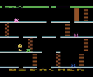 Alfred Challenge atari screenshot