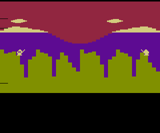 Artillery Duel atari screenshot