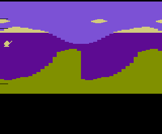 Artillery Duel atari screenshot