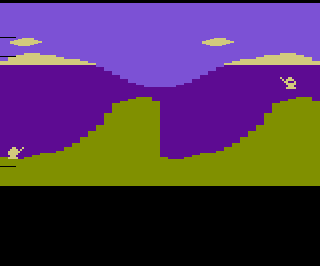 Artillery Duel atari screenshot