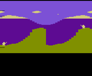 Artillery Duel atari screenshot