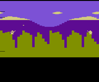 Artillery Duel atari screenshot