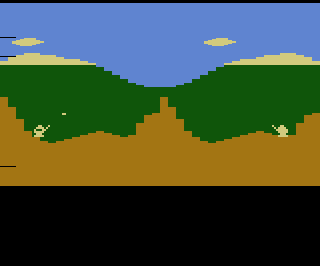 Artillery Duel / Super Kung-Fu atari screenshot