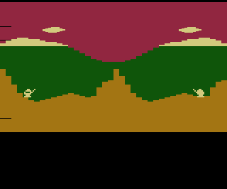 Artillery Duel / Super Kung-Fu atari screenshot