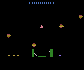 Asteroid Fire atari screenshot