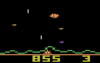 Astroblast atari screenshot