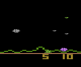 Astroblast atari screenshot