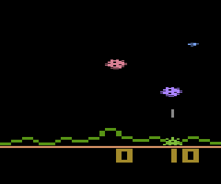 Astroblast atari screenshot