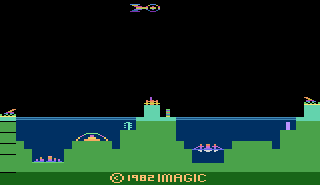 Atlantis atari screenshot