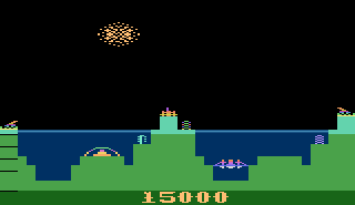 Atlantis atari screenshot