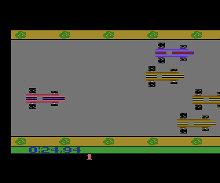 Autorennen atari screenshot