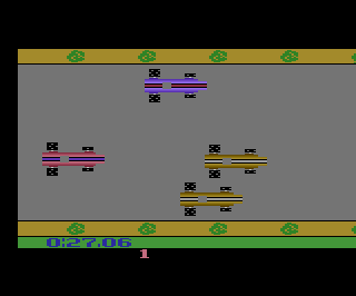 Autorennen atari screenshot