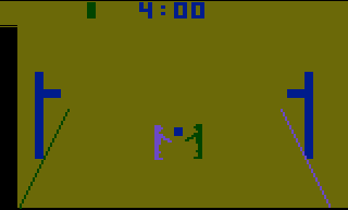 Basketball atari screenshot