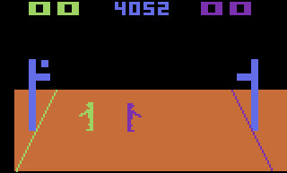 Basketball atari screenshot