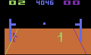 Basketball atari screenshot