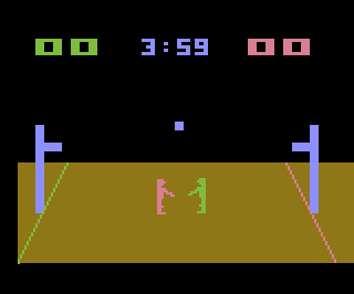 Basketball atari screenshot