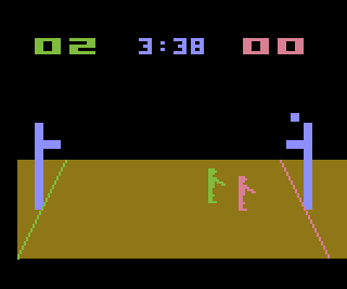 Basketball atari screenshot