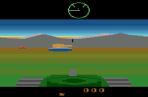 Battlezone atari screenshot
