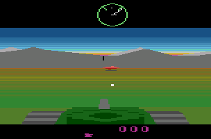 Battlezone atari screenshot