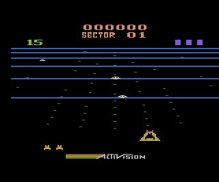 Beamrider atari screenshot